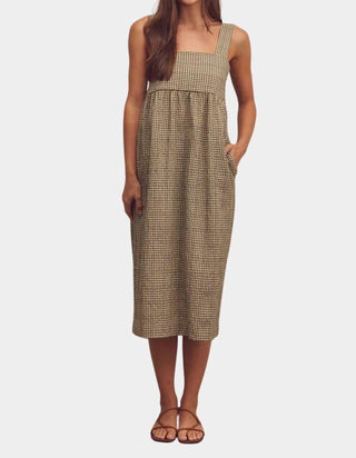 Amente - Back Tie Midi Dress