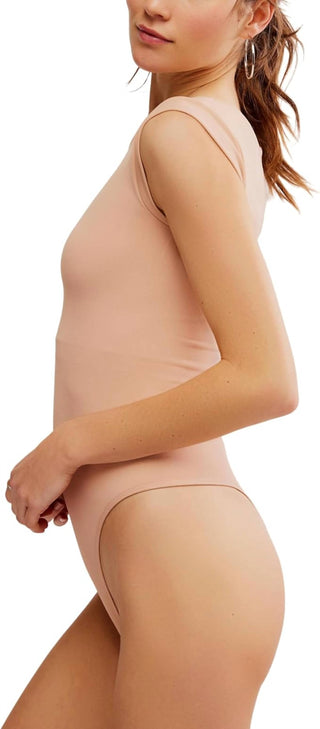 Free People - Clean Lines Boatneck Bodysuit