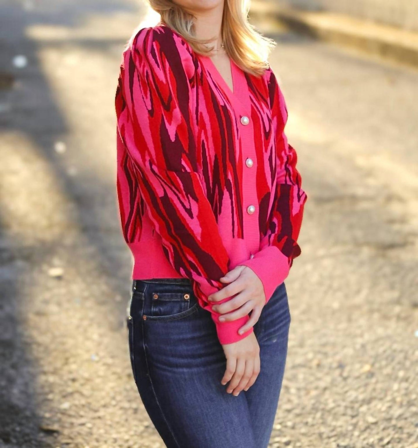 Crosby By Mollie Burch - Jovie Candy Swirl Cardigan