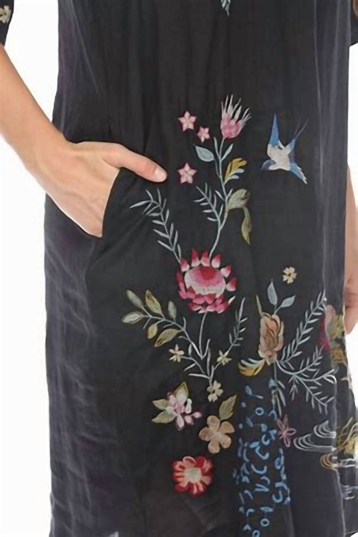Johnny Was - Indalo Henley Kimono Sleeve Dress