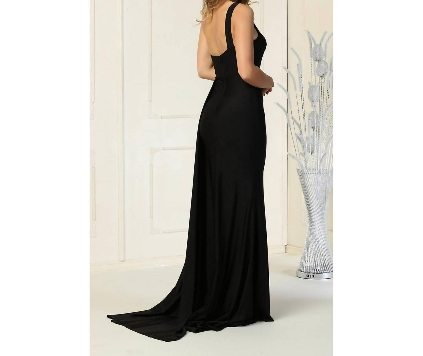 May Queen Couture - One Shoulder Maxi Dress