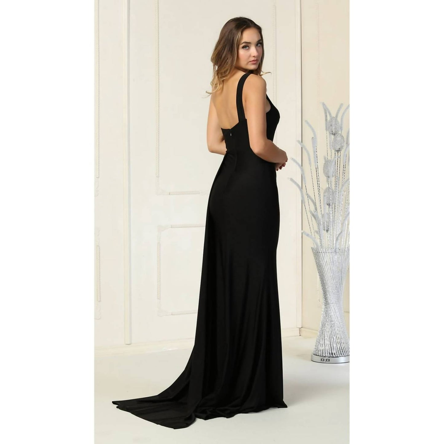 May Queen Couture - One Shoulder Maxi Dress