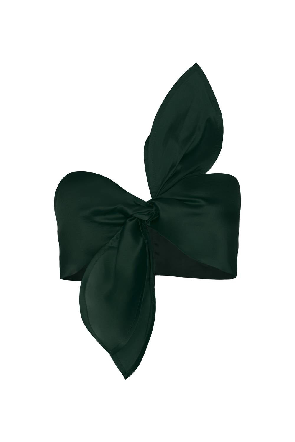 Andres Otalora - Women's Suspiro Tie Detailed Silk Organza Crop Top