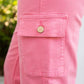 Judy Blue - The Rowan High-Rise Garment Dyed Straight Leg Cargo Denim