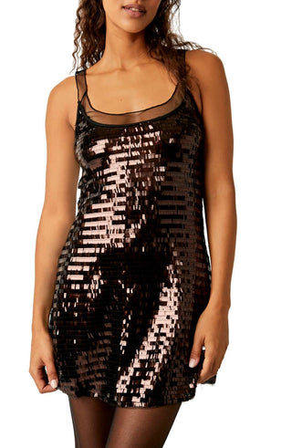 Free People - Disco Fever Mini Slip Dress