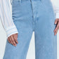 Pistola - Penny Crop High Rise Wide Leg Jeans