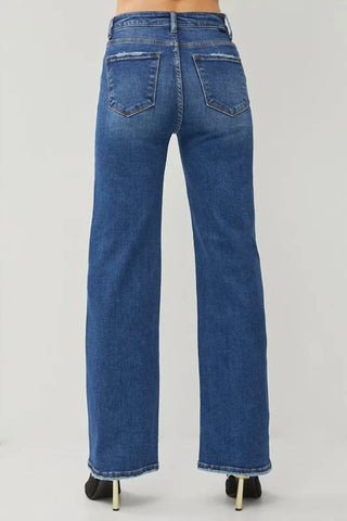 Trendsi - Women's Risen High Rise Straight Jeans