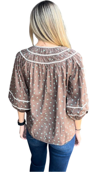 Entro - Bow Print Blouse