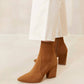 Loeffler Randall - WOMEN'S ISLA SUEDE SLIM ANKLE BOOTIE