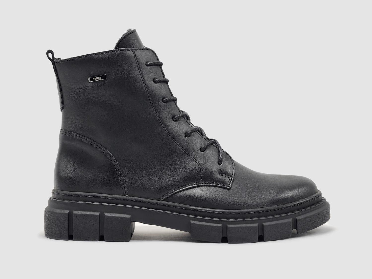 Helios - Women's Hebe Fur-lined Zip-up Leather Boots