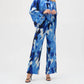 Joseph Ribkoff - Tropical Print Pleated Off-shoulder Top