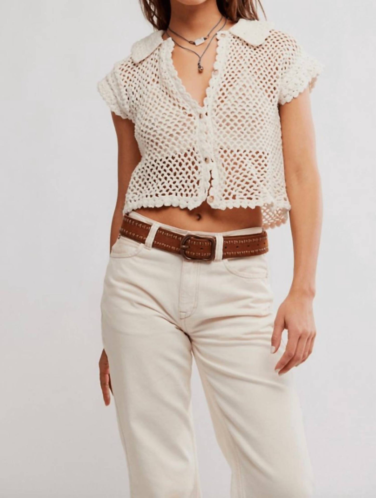 Free People - Lily Crochet Top