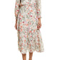 Eliza J Floral Long Sleeve Midi Dress in Pink, Size 4