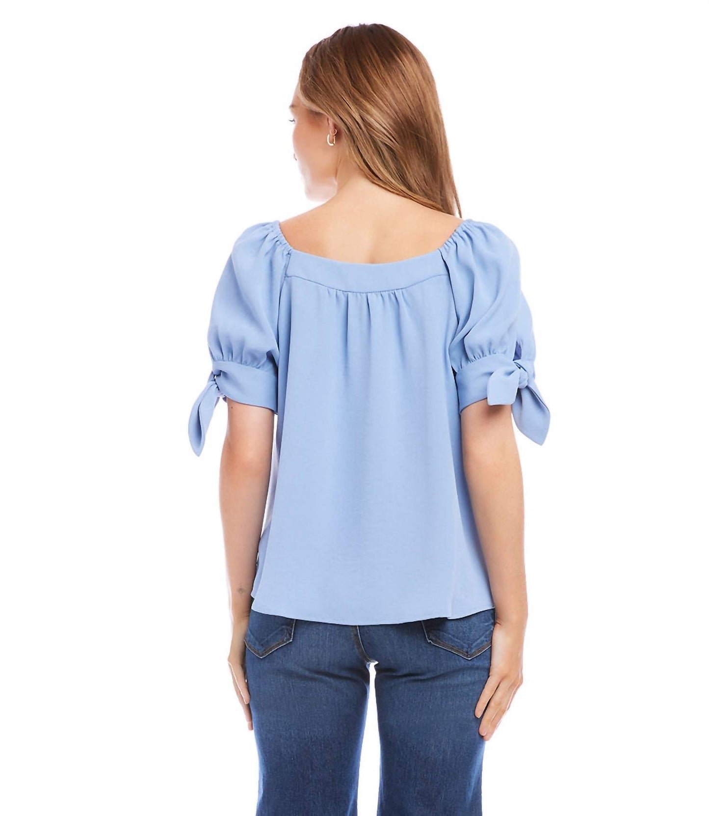 Karen Kane - Solid Square Neck Top