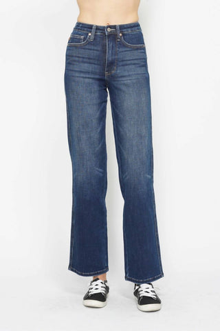 Judy Blue - High Waist Tummy Control Wide Leg Jeans