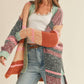 &Merci - Oversized Color Block Cardigan