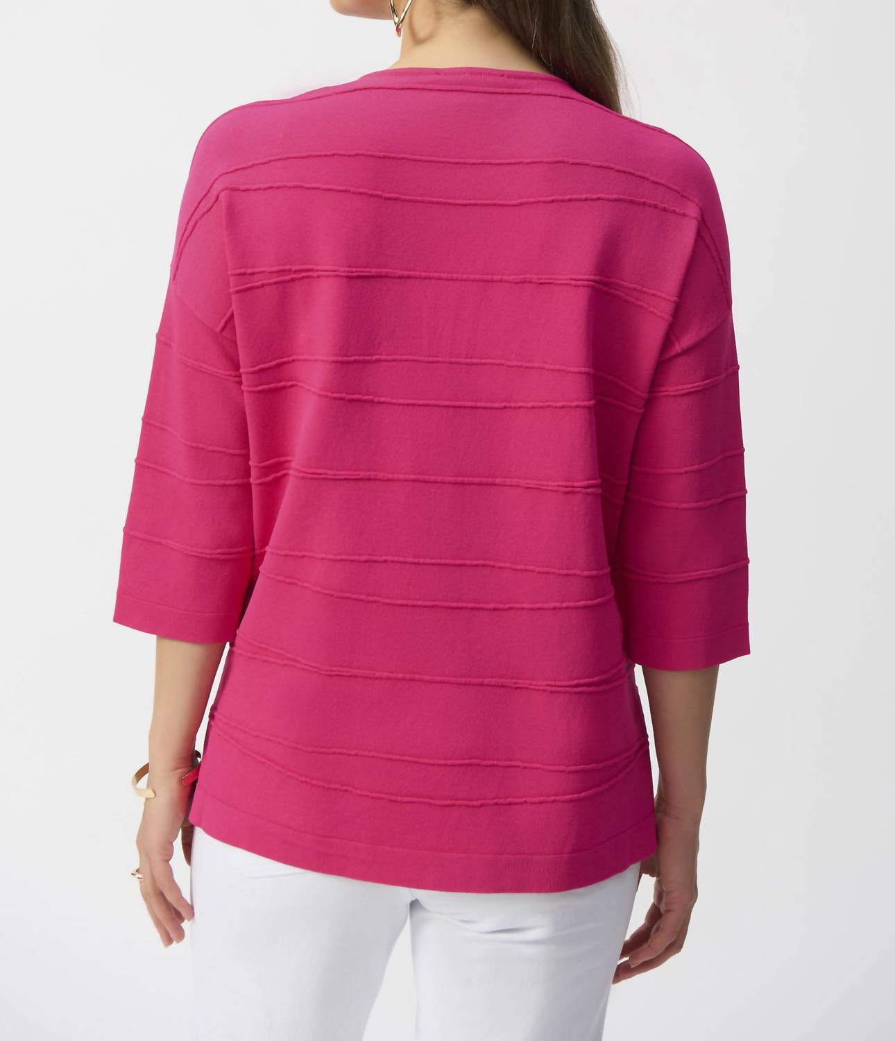 Joseph Ribkoff - Jacquard Sweater Knit Pullover
