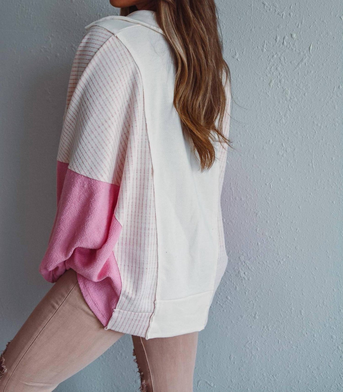 Bucketlist - Kenzie Collared V-neck Top