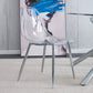 Modern Minimalist Transparent Dining Chair - 6-Piece Set