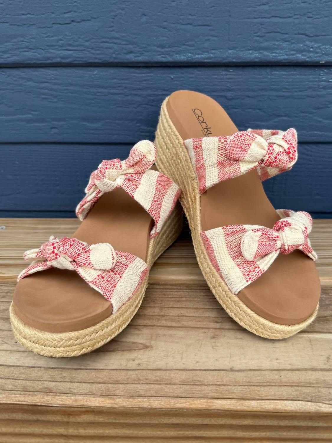 Corkys Footwear - Women's Tie The Knot Wedge Espadrille Sandal