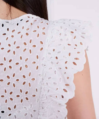 Pinko - Admirable Cotton Embroidery Dress