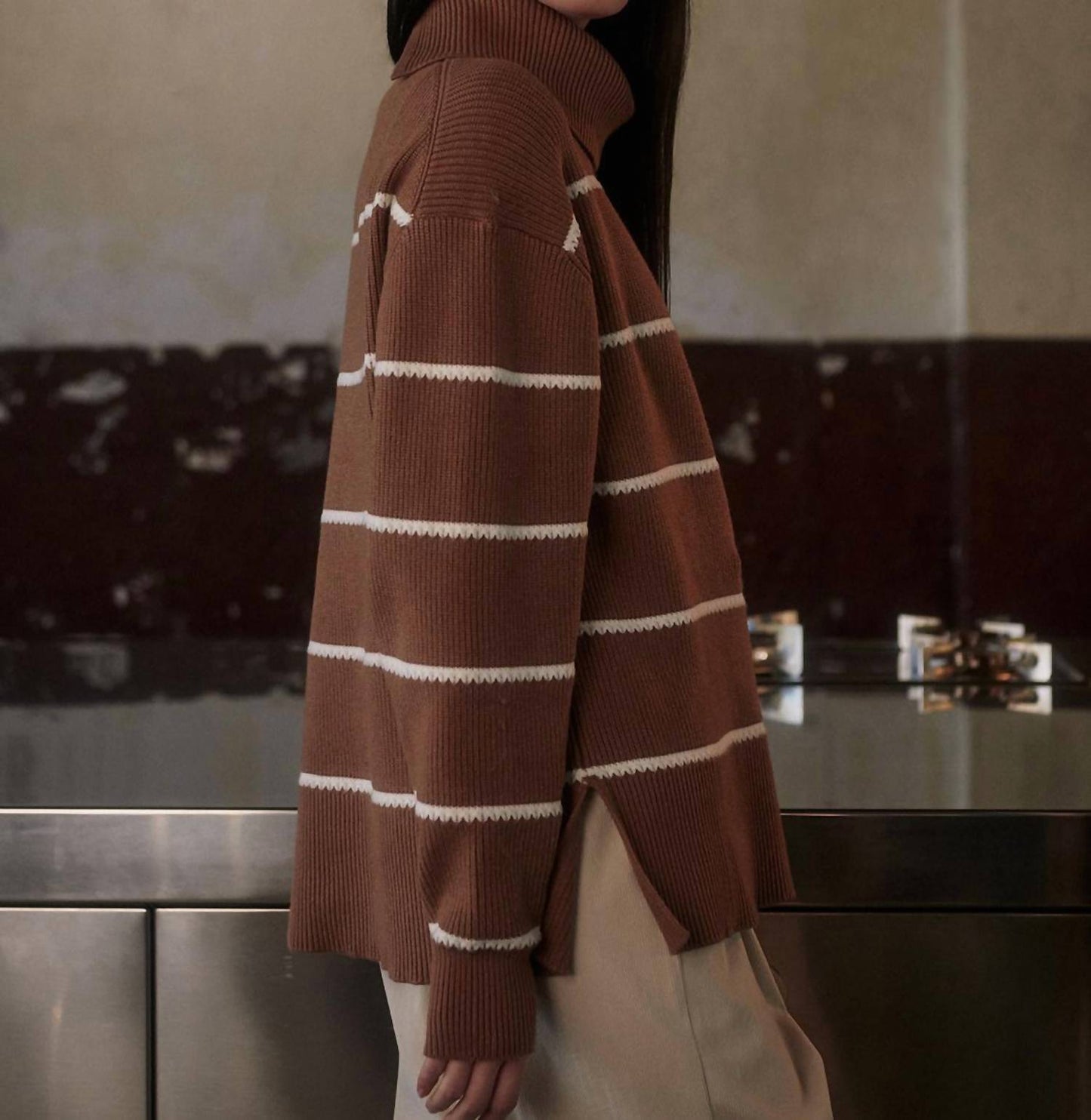 Varley - Hamish Stitch Knit Sweater