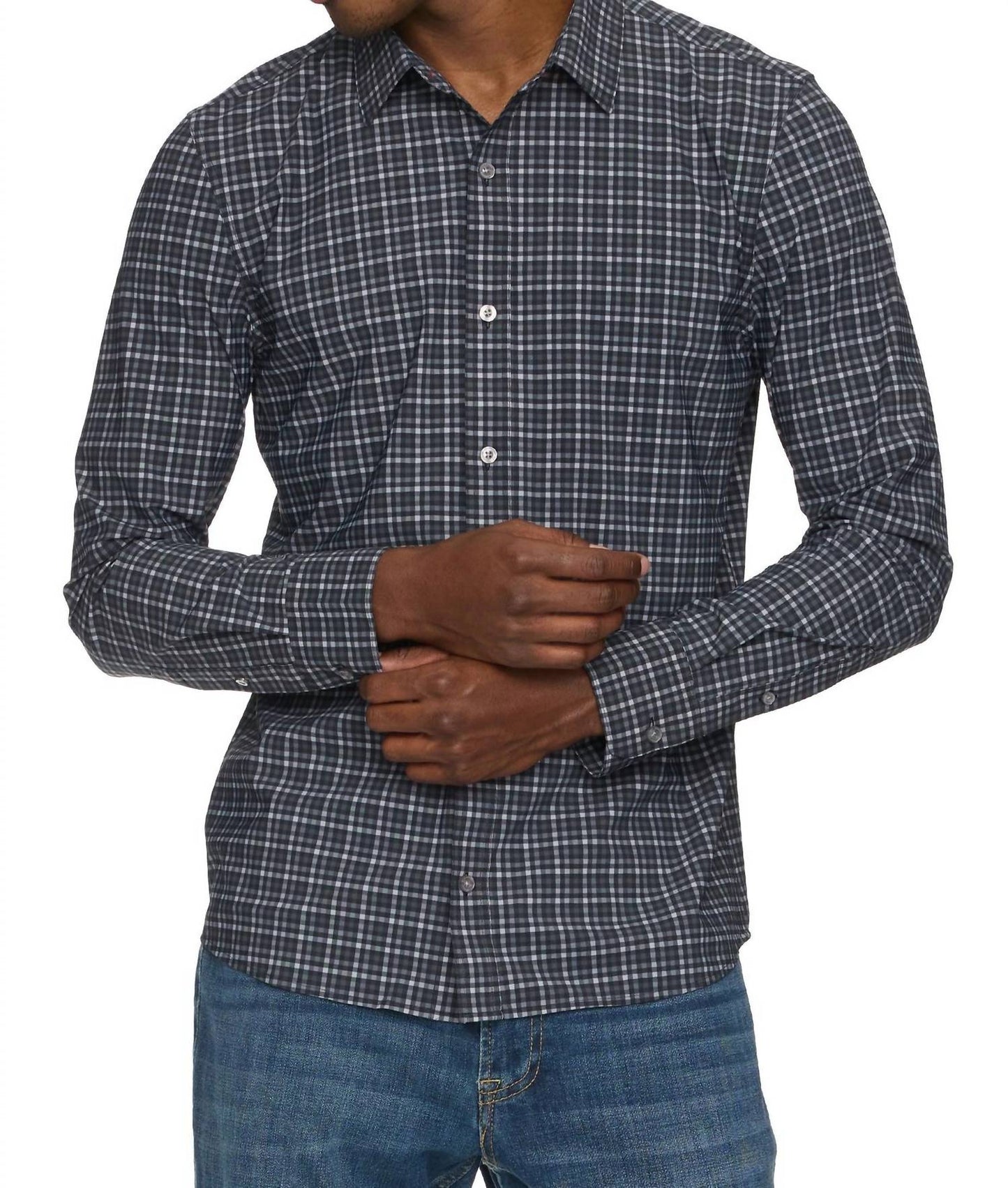 Flags & Anthem - Marquette Tri Color Gingham Journey Shirt