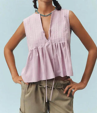 Nation Ltd - Ali Tie-front Sleeveless Top
