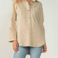 Elan - PINCORD FRINGE JACKET