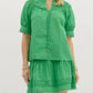 Entro - Puff Banded Sleeve Top