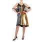 Burberry - Bicolor Sequin Cocktail Dress