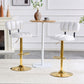 Adjustable Height Bar Stools & Footrest For Kitchen Island (Set of 2)
