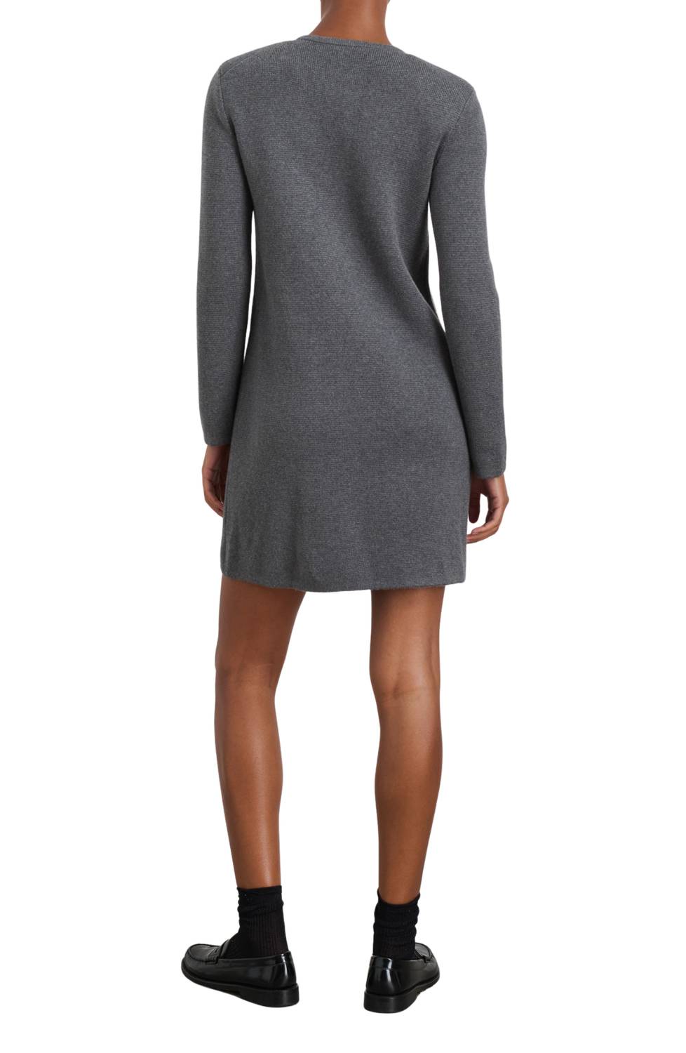 Alex Mill - Stella Long Sleeve Cotton & Cashmere Knit Mini Dress