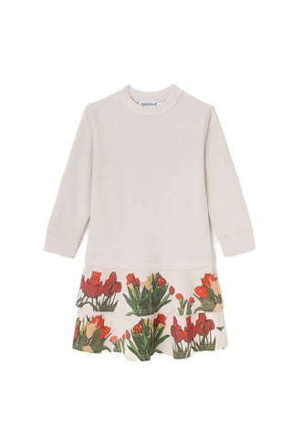 Sasha+Z - Girls Flower Print Dress