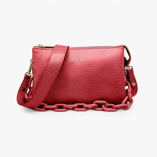 Jen & Co. - Izzy Lizard Crossbody Bag With Chain Strap