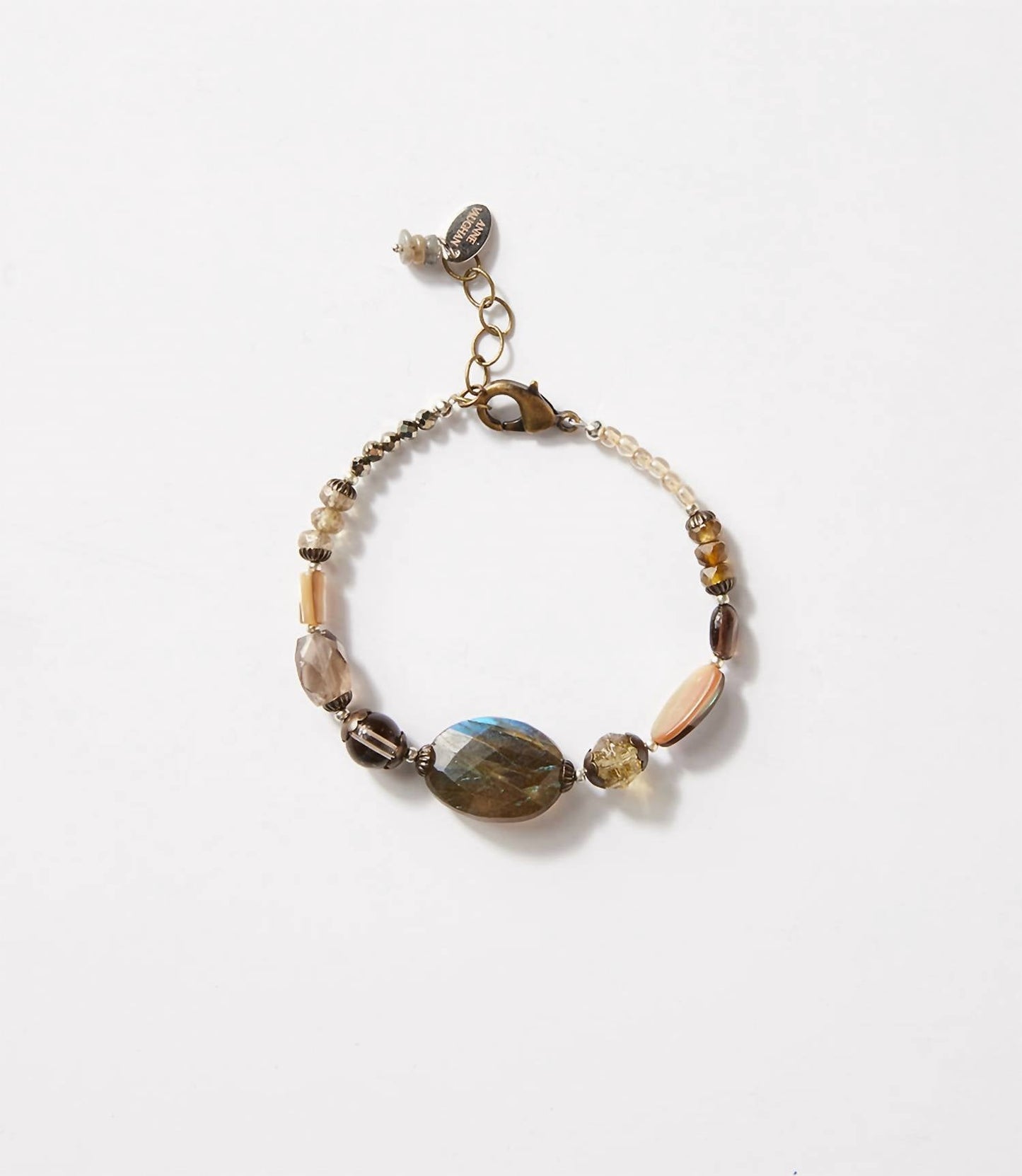 Anne Vaughan - Women's Labradorite Beaded Bracelet