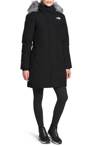 The North Face Arctic Waterproof 550-Fill-Power Down Parka with Faux Fur Trim in Tnf Black at Nordstrom, Size Xx-Large