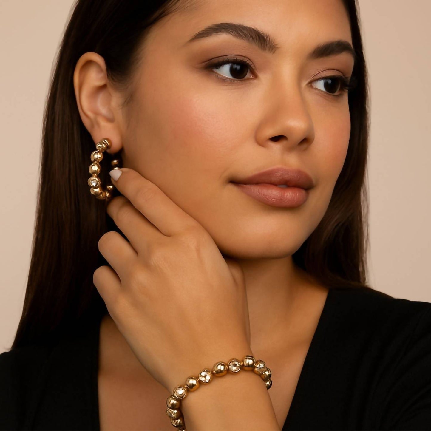 Jagged Halo Jewelry - Women's Glimmer Bead Bracelet