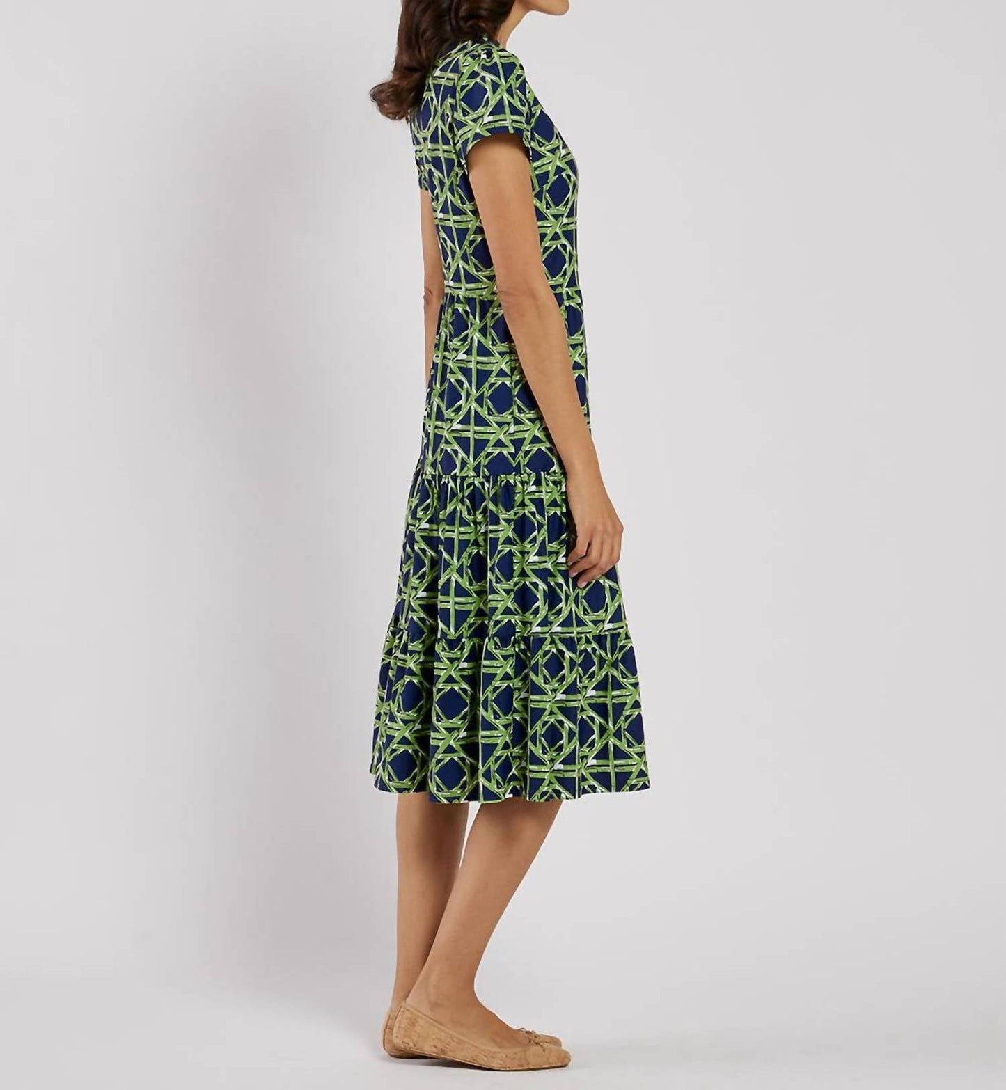 Jude Connally - Libby Short Sleeve Midi Dress