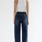 Mica Denim - Freya Super High Rise Straight Leg Loose Fit Jeans
