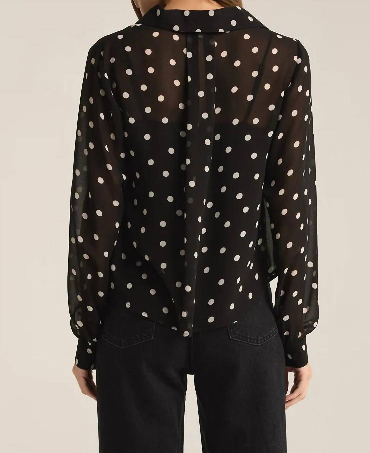 Z Supply - Vivienne Polka Dot Crepe Top