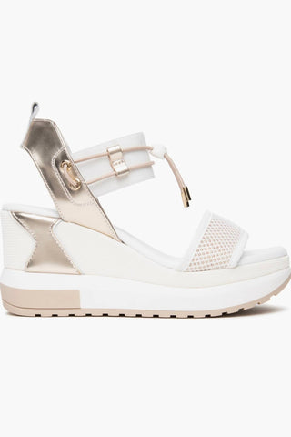 Nerogiardini - Women's Bungee Platform Wedge Sandals