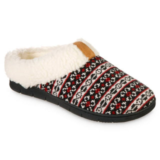 Isotoner - Women's Fairisle Knit Braelyn Clog Slippers
