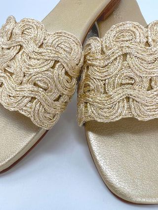 Coco Indigo - Women's Capri Textured Band Slip-on Sandals