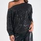 Elan - Off Shoulder Shimmer Top