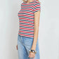 L'Agence - Ressi Fitted Stripe Tee