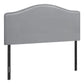 Full Size Upholstered Bed Headboard Only - Gray