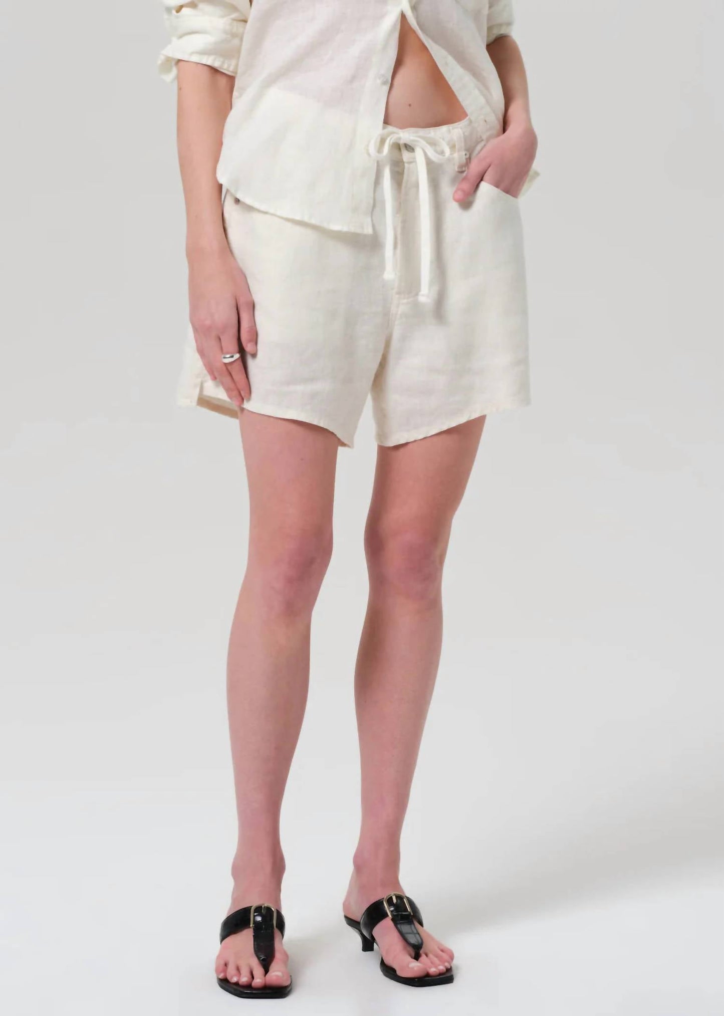 Citizens Of Humanity - Brynn Drawstring Linen Short