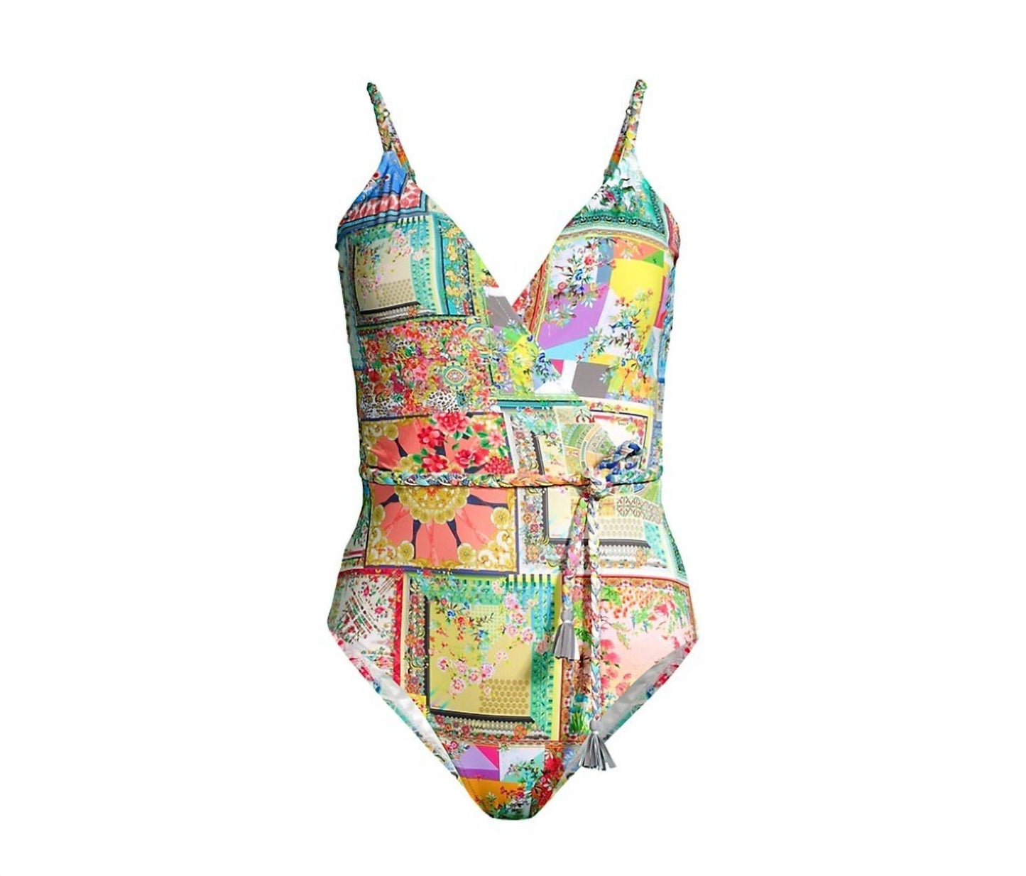 Johnny Was - FLEUR BRAIDED ONE PIECE WRAP SWIMSUIT