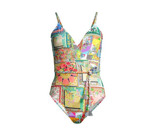 Johnny Was - FLEUR BRAIDED ONE PIECE WRAP SWIMSUIT